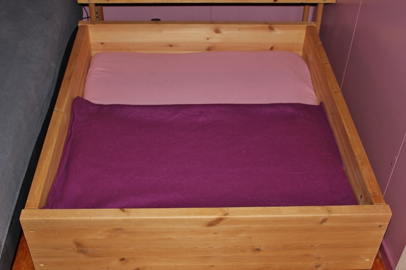 hjemmelaget hundeseng